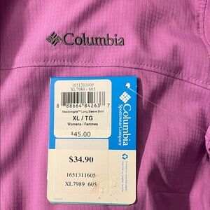 Columbia Women's Long Sleeve Shirt - Purple